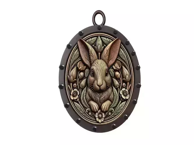 Rabbit Animal Pendant