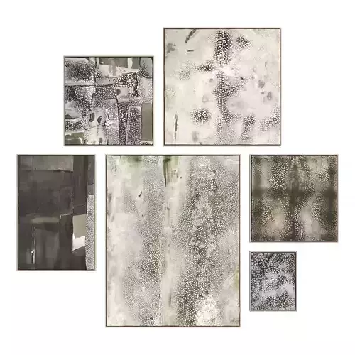 Abstract Painting Frame Set 01