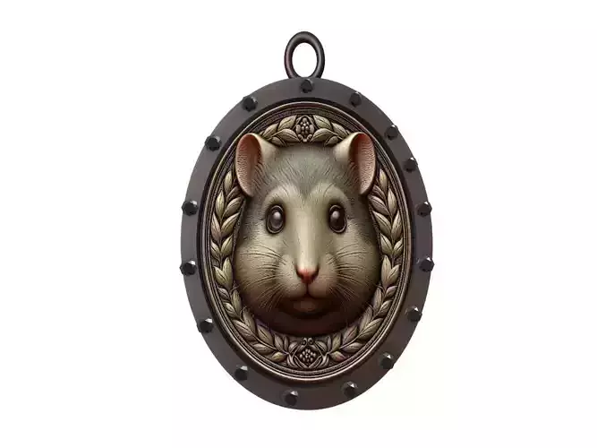 Hamster Animal Pendant