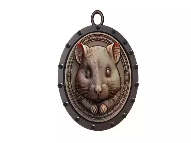 Hamster Animal Pendant