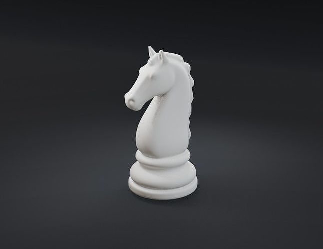 Horse Chess piece 3D print model