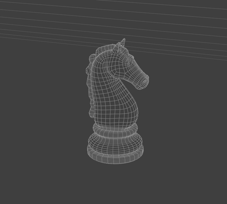 Horse Chess piece 3D print model_2