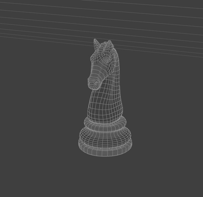 Horse Chess piece 3D print model_3
