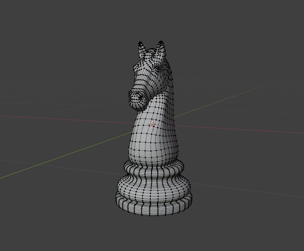 Horse Chess piece 3D print model_1