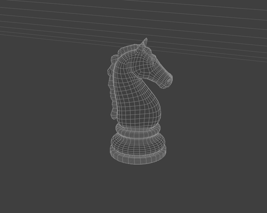Horse Chess piece 3D print model_4