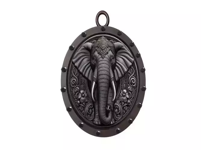 Elephant Animal Pendant