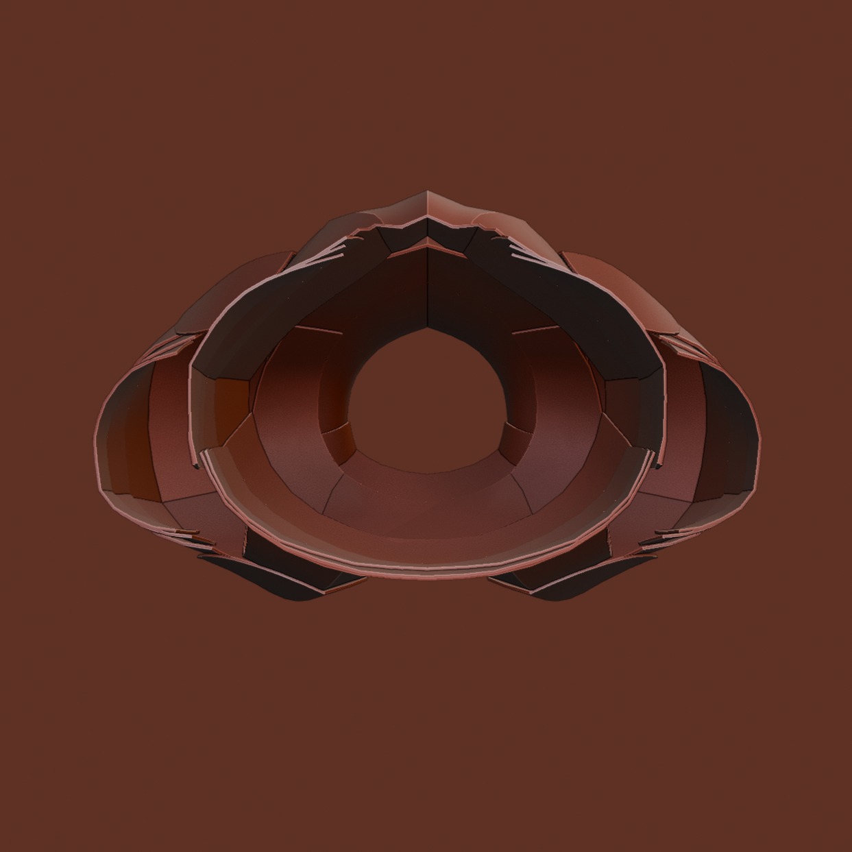 gothic inspired medieval fantasy armor Free low-poly 3D model_8