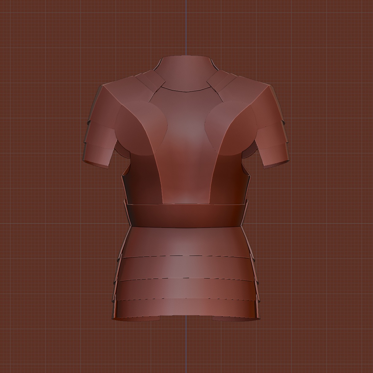 gothic inspired medieval fantasy armor Free low-poly 3D model_6