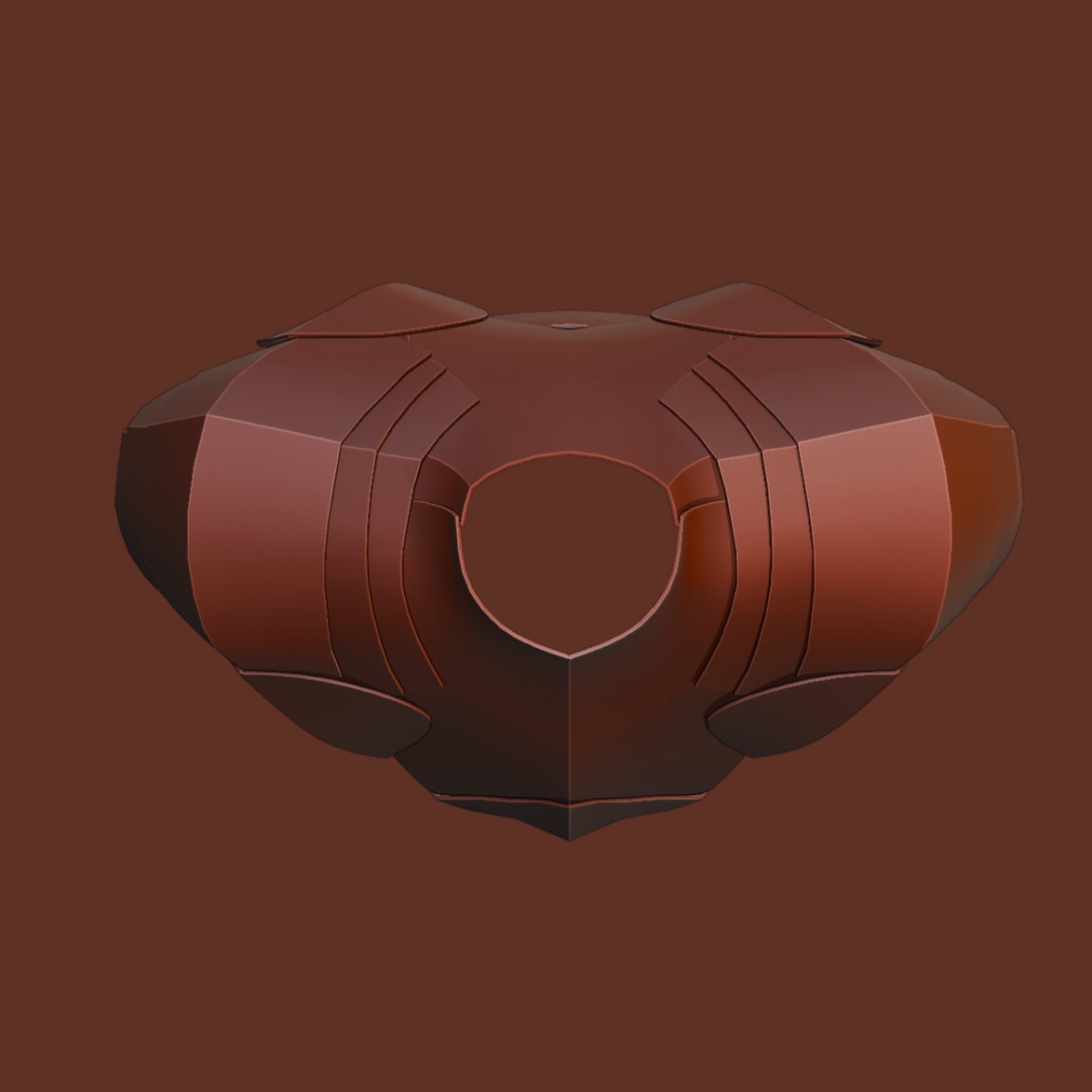 gothic inspired medieval fantasy armor Free low-poly 3D model_11