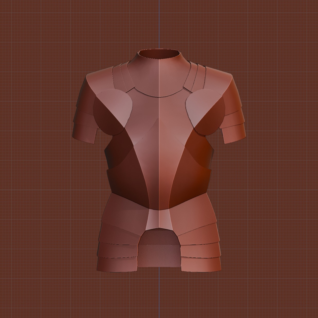 gothic inspired medieval fantasy armor Free low-poly 3D model_9