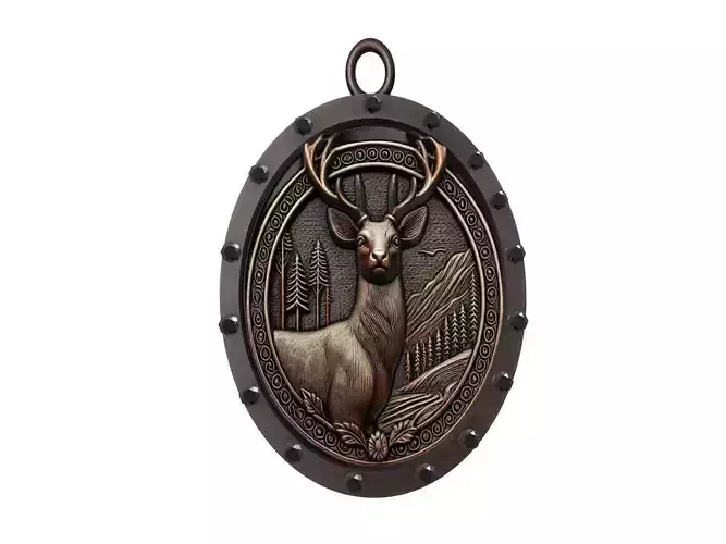 Deer Animal Pendant