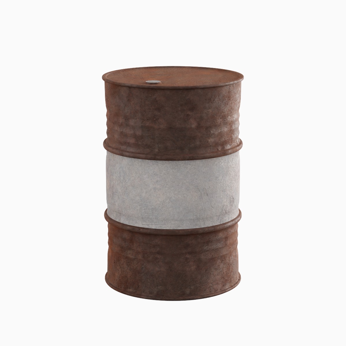 Steel Barrel Set 3D model_26