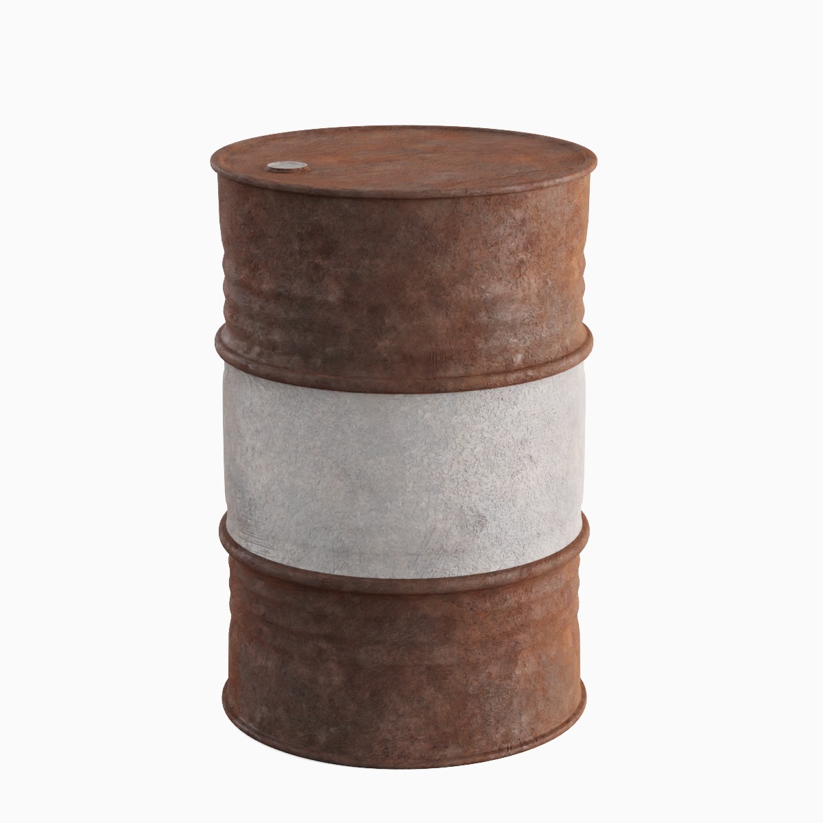 Steel Barrel Set 3D model_25