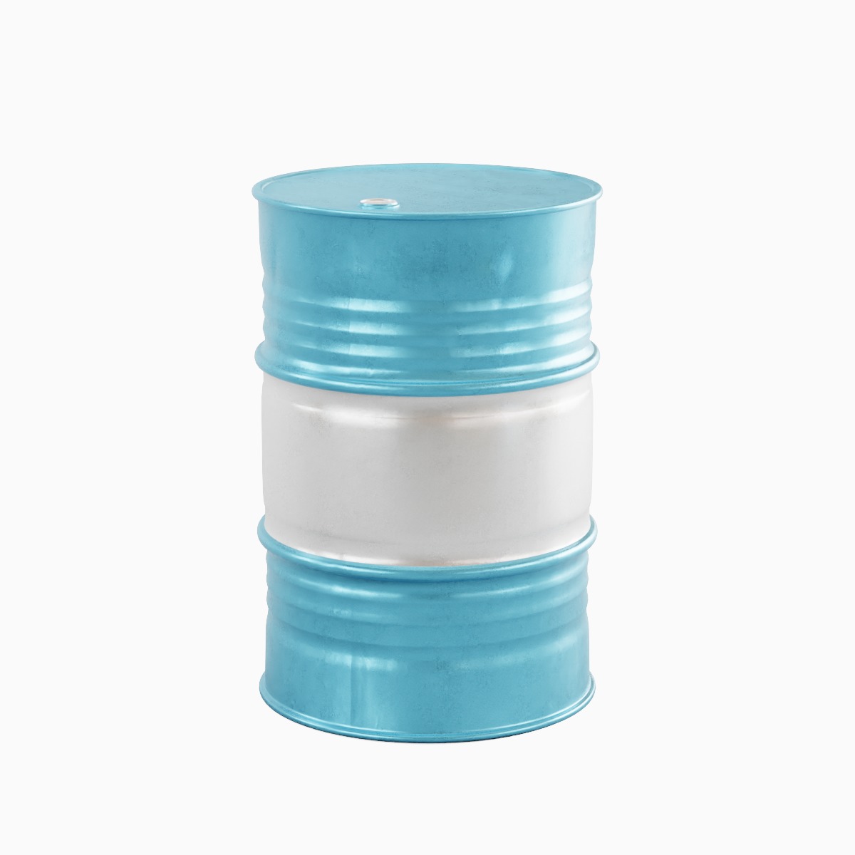 Steel Barrel Set 3D model_2