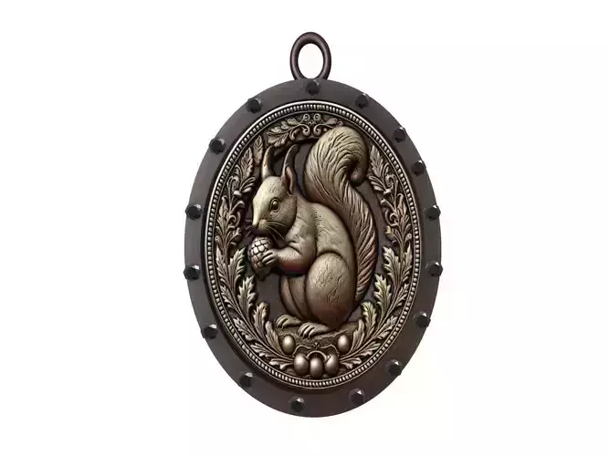 Squirrel Animal Pendant