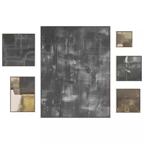 Abstract Painting Frame Set 05