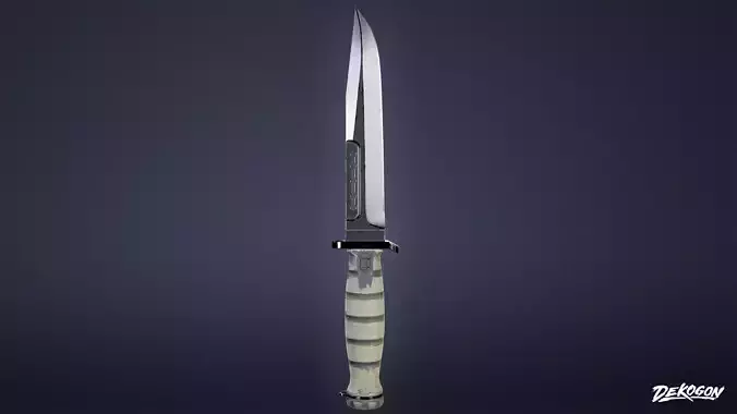 KNIVES - Knife Tactical 01 - LOW POLY