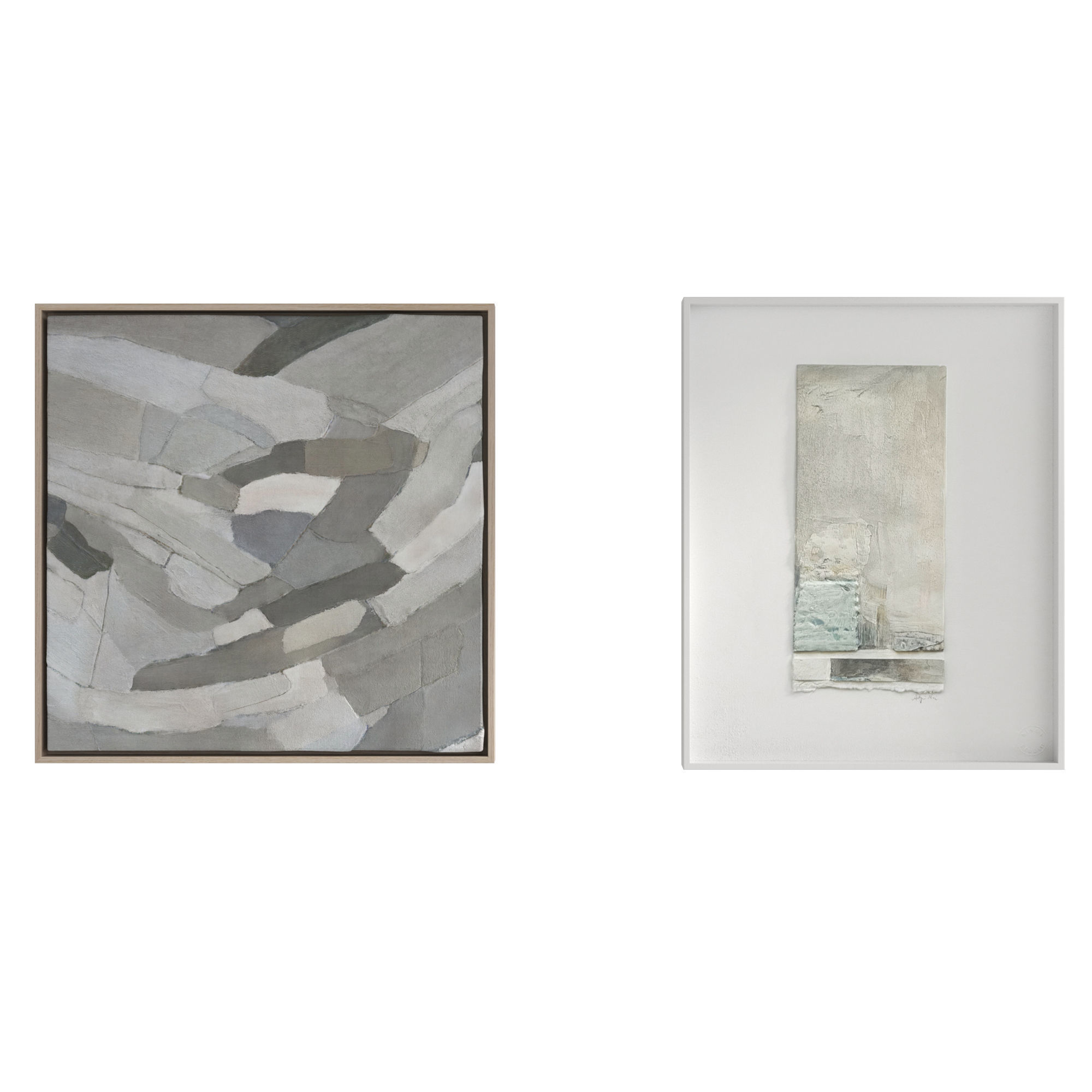 Abstract Painting Frame Set 06 3D model_1