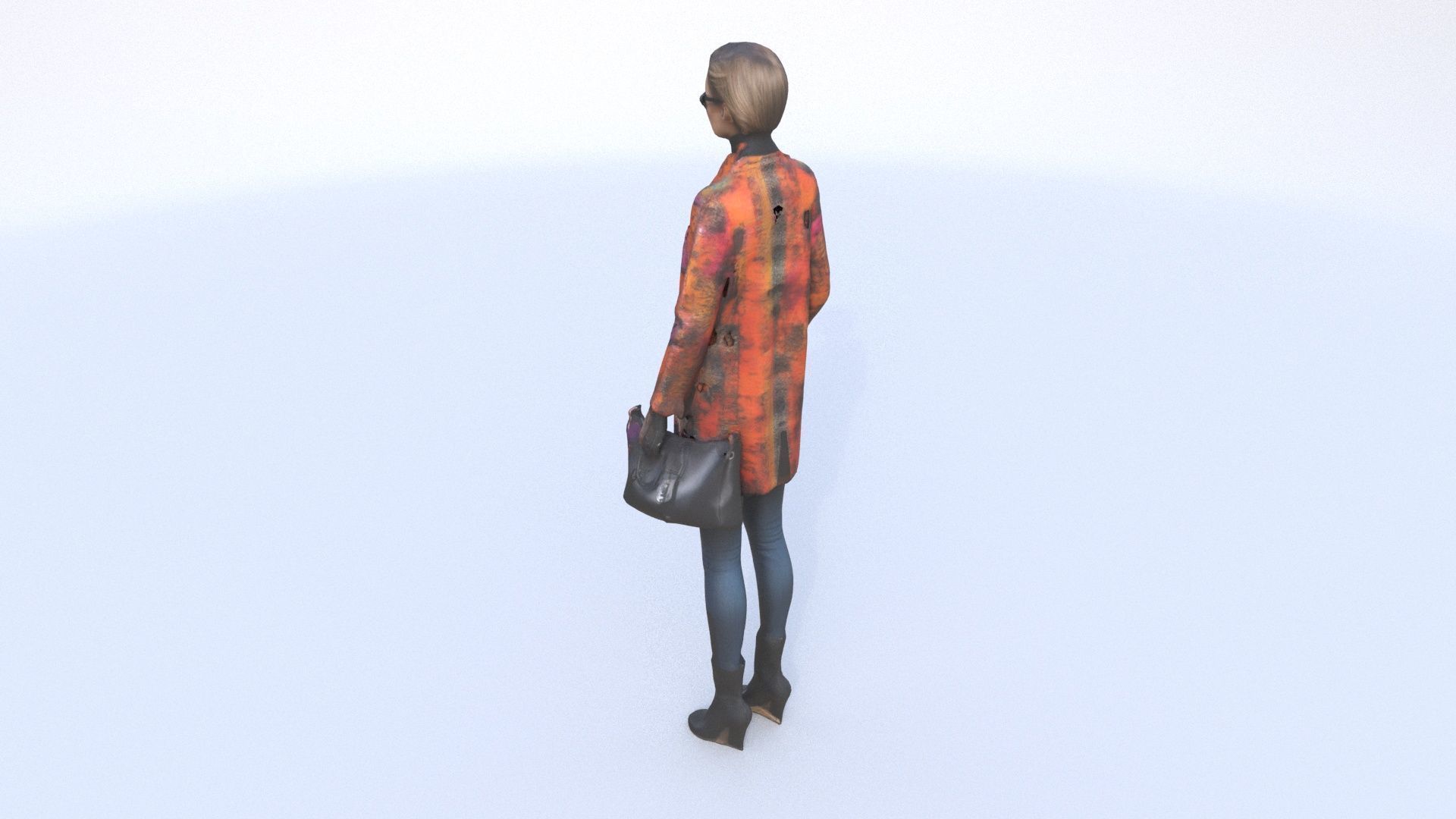 woman Statement Outerwear 3D model_3