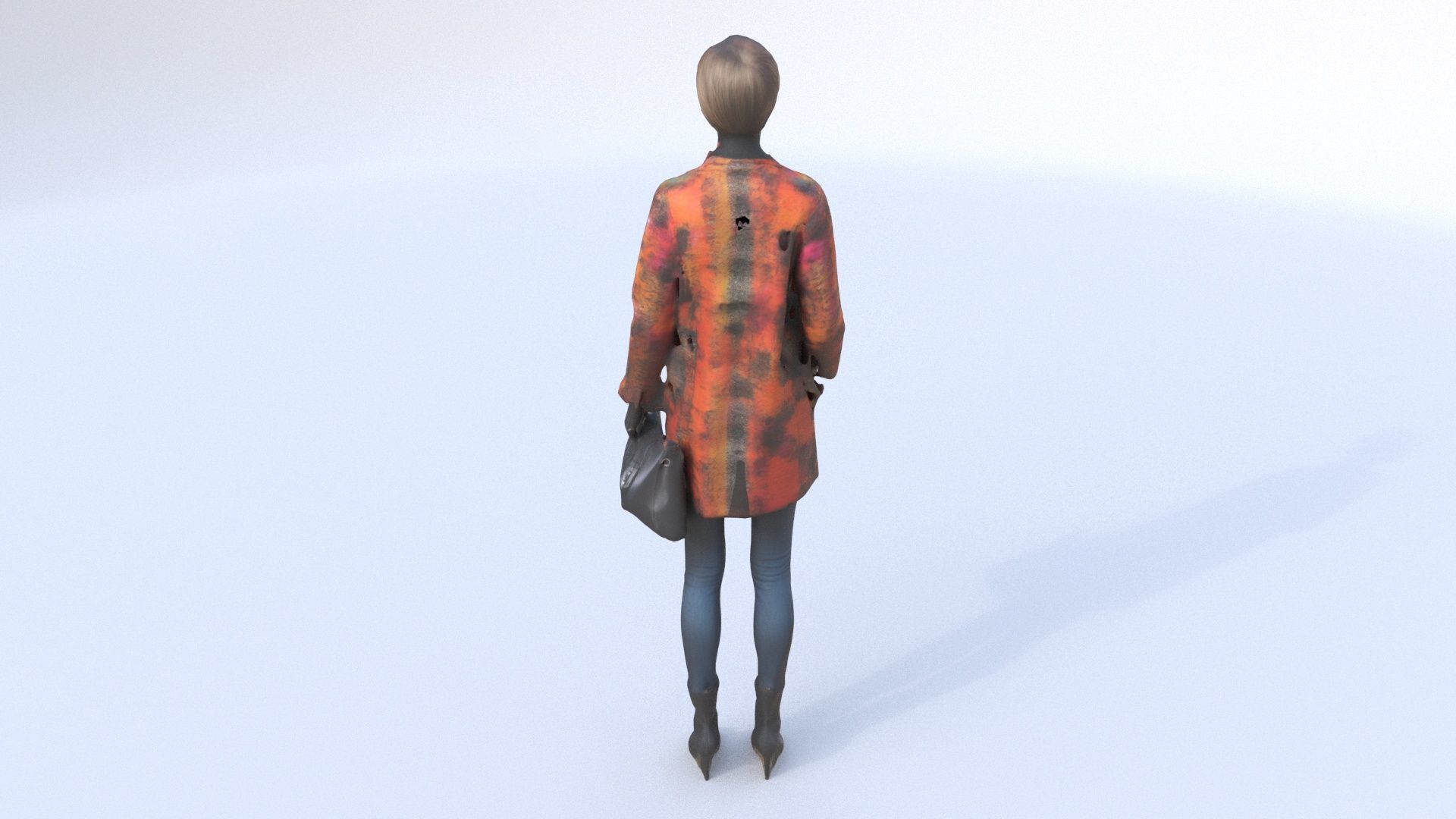 woman Statement Outerwear 3D model_4
