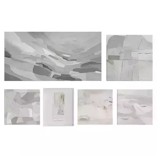 Abstract Painting Frame Set 07