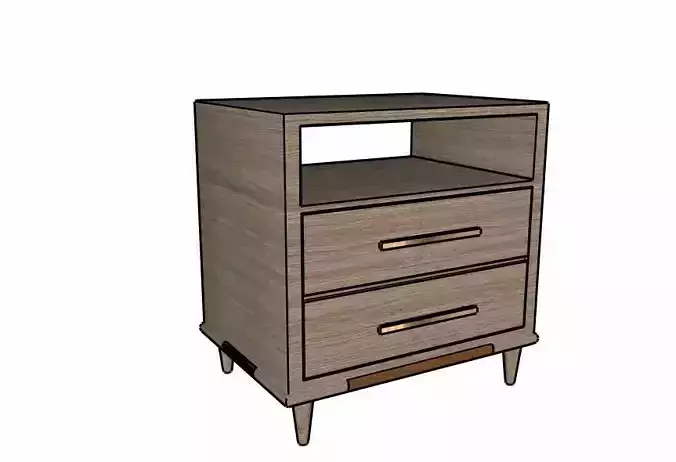 Chatfield 2 Drawer Nightstand by Sedgwick and Brattle