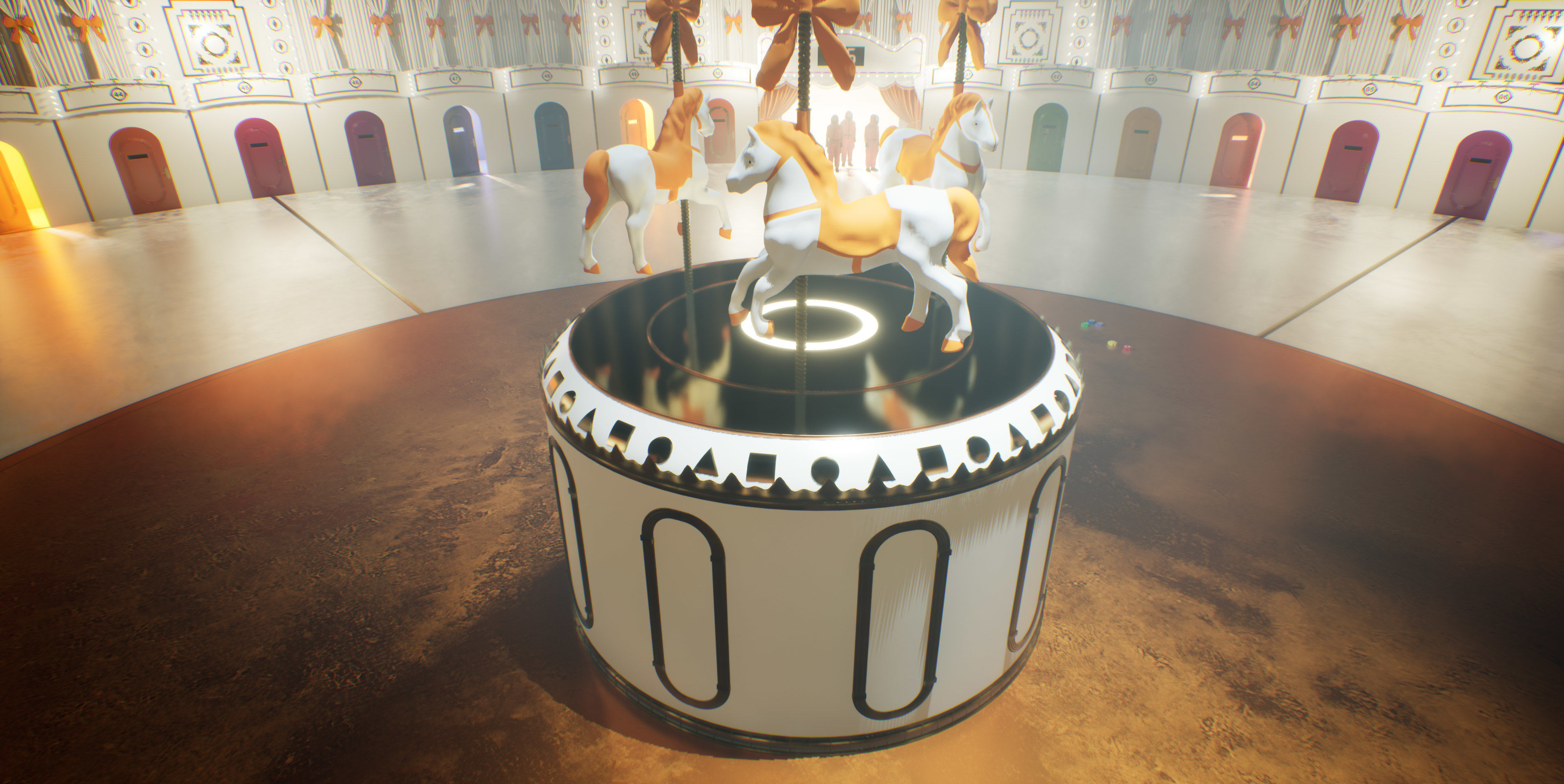 Squid Game Arena Mingle Carousel Scene 3D model_30