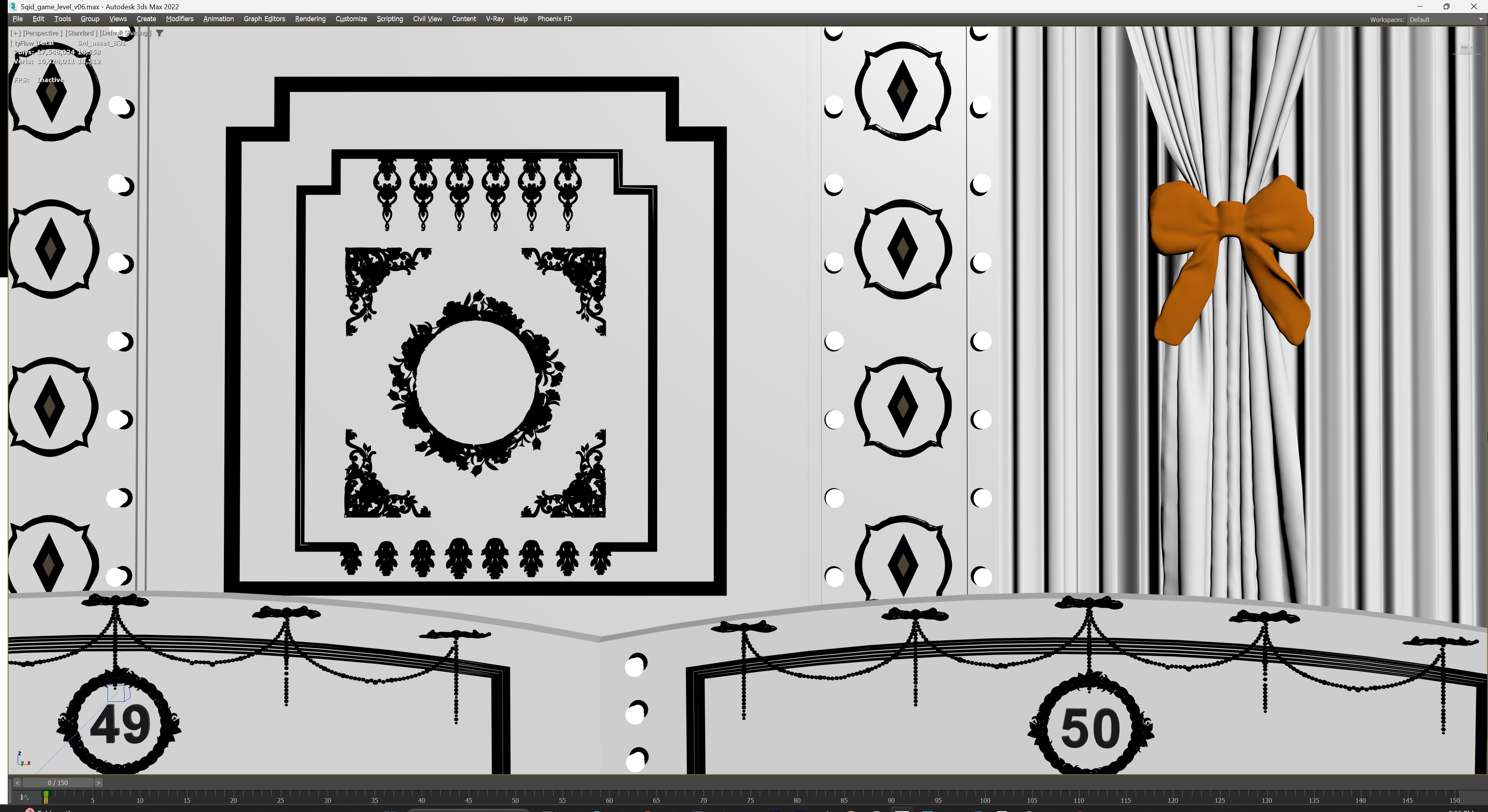 Squid Game Arena Mingle Carousel Scene 3D model_39
