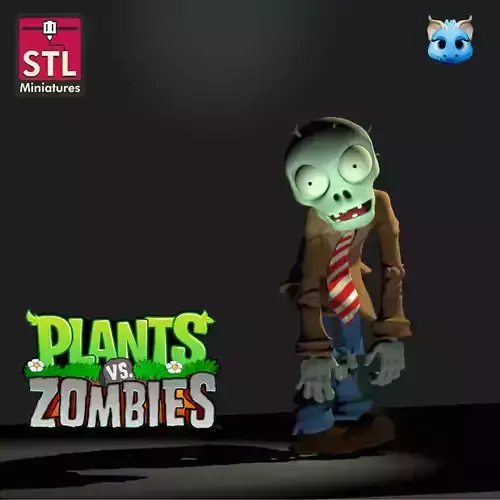Inspired by a Zombie and a Defense Plant - STL Download