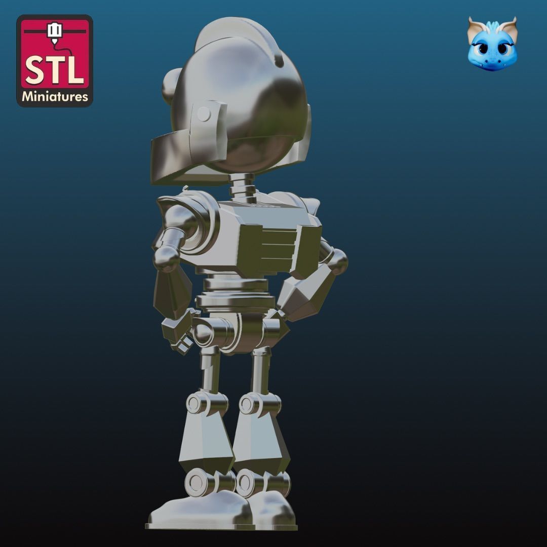 Chibi Iron Giant  Digital Download STL File   3D print model_1