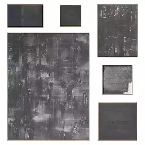 Abstract Painting Frame Set 09