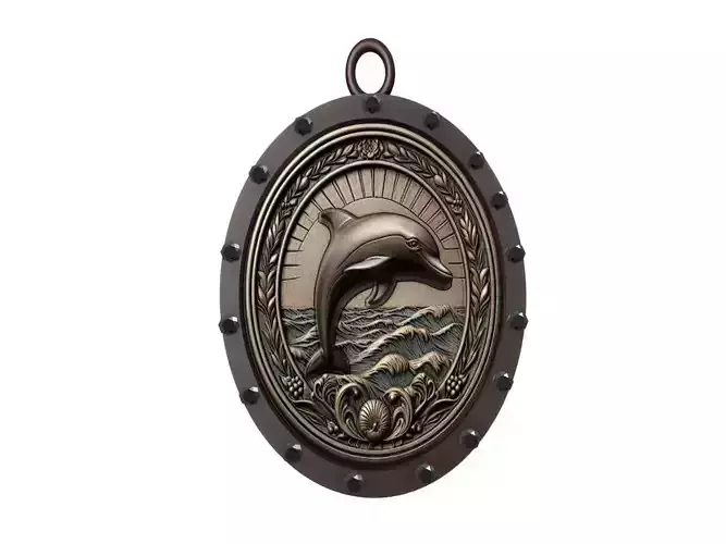 Dolphin Animal Pendant