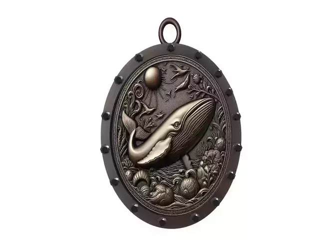 Whale Animal Pendant