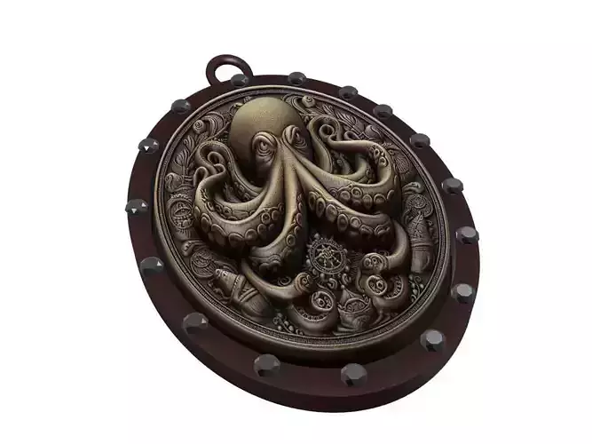 Octopus Animal Pendant