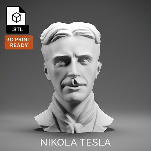 Nikola Tesla 3D print model