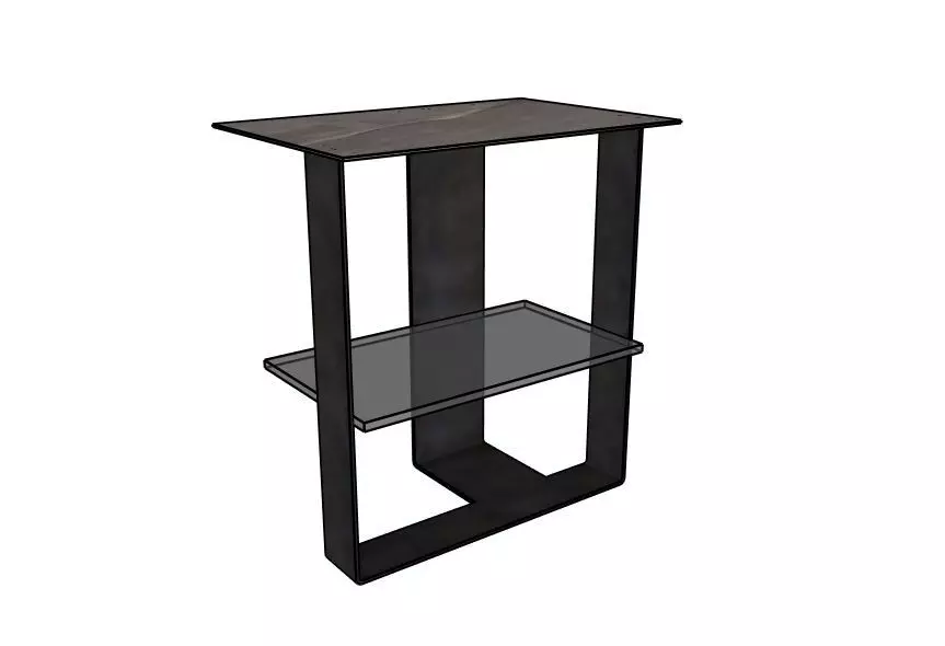 Domito Side Table by Chuck Moffit 3D model_0