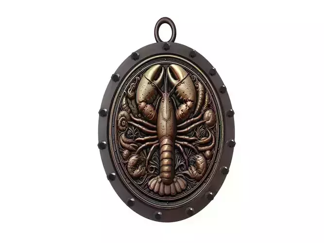 Lobster Animal Pendant