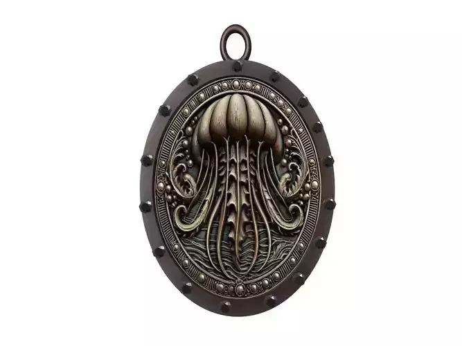 Jellyfish Animal Pendant