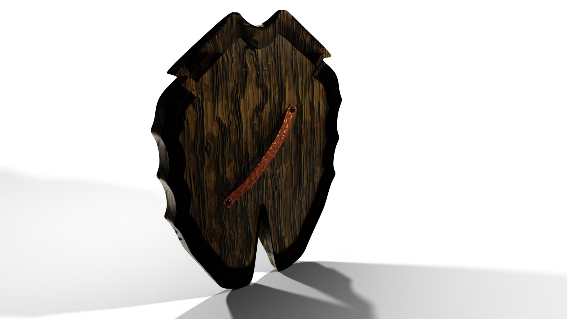 Medieval Shield Low-poly 3D model_2