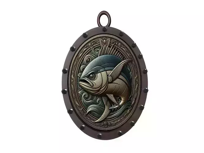 Tuna Animal Pendant