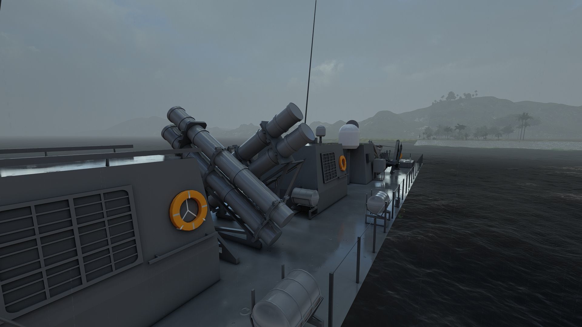 Victory Class Corvette 3D model_14