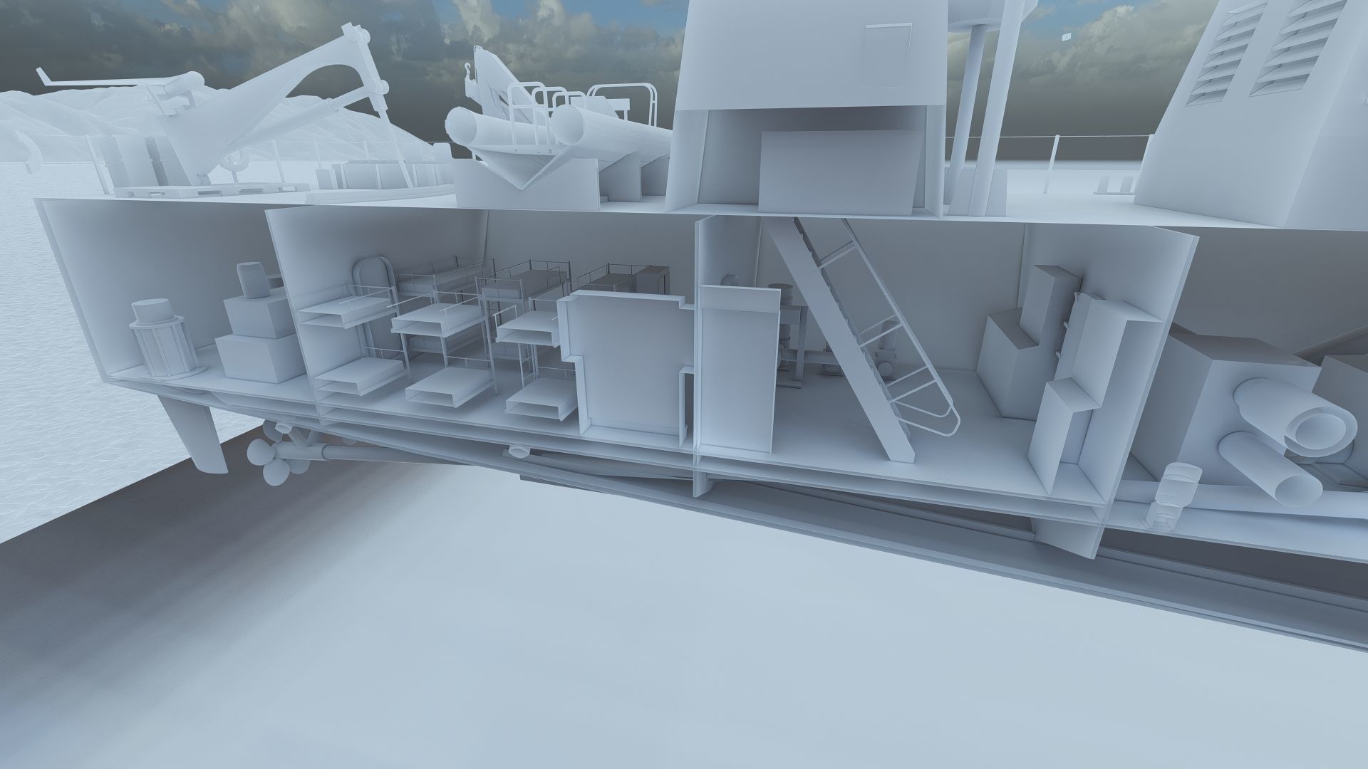 Victory Class Corvette 3D model_29