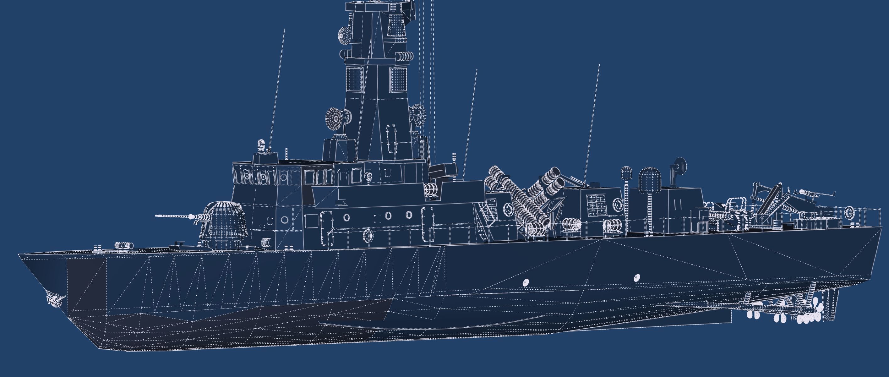 Victory Class Corvette 3D model_31