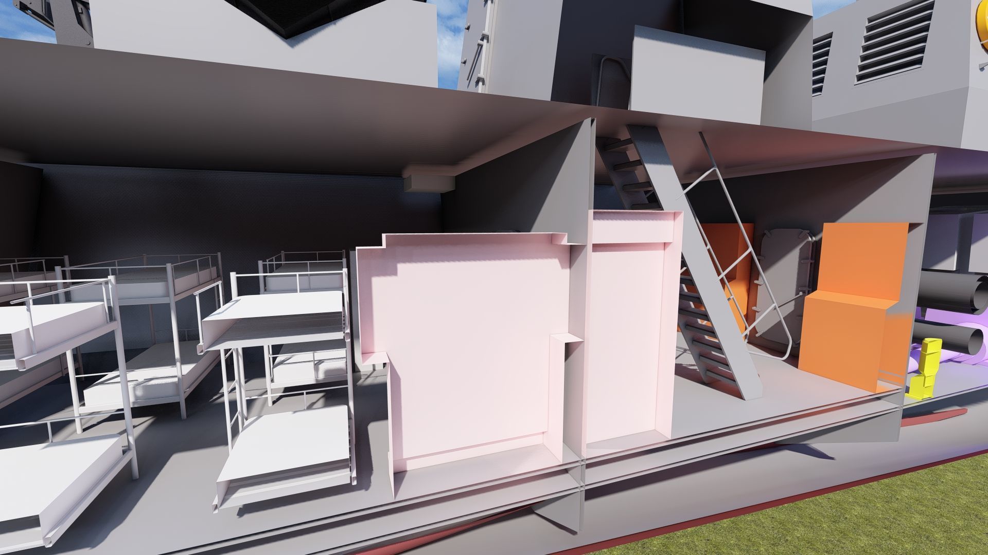 Victory Class Corvette 3D model_18