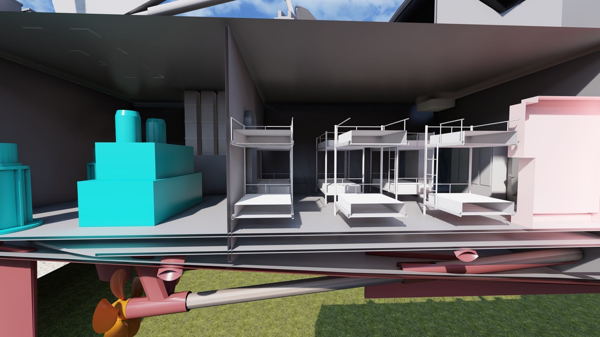 Victory Class Corvette 3D model_19