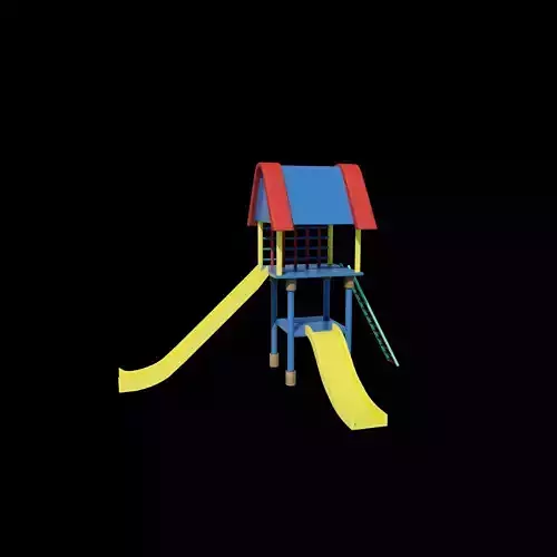 Playground Cubby House 3D model