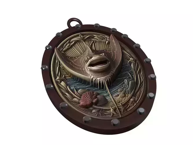 Stingray Animal Pendant