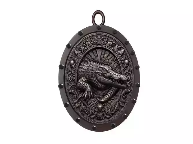Crocodile Animal Pendant