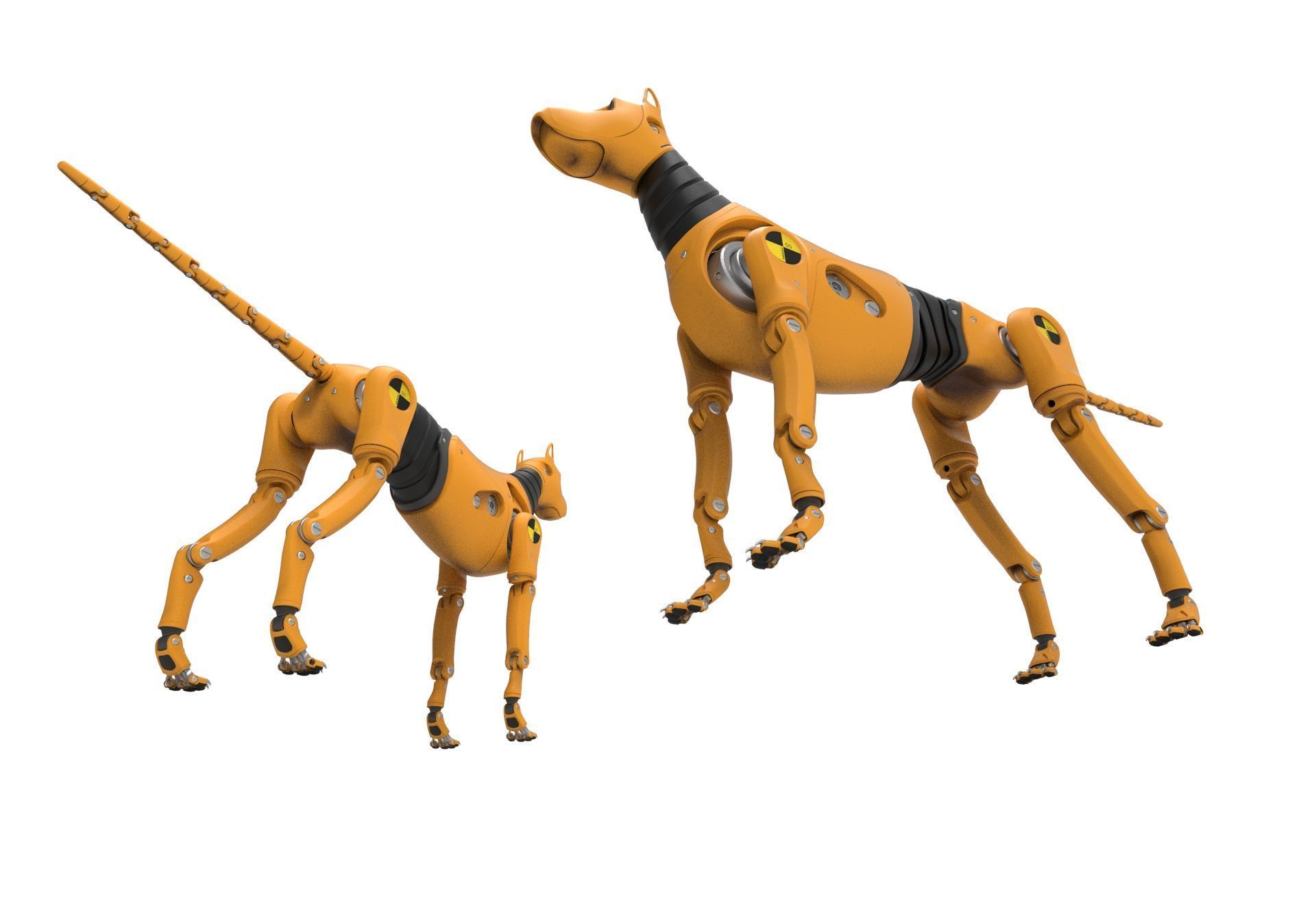Dummy Robot Dog 3D model_11