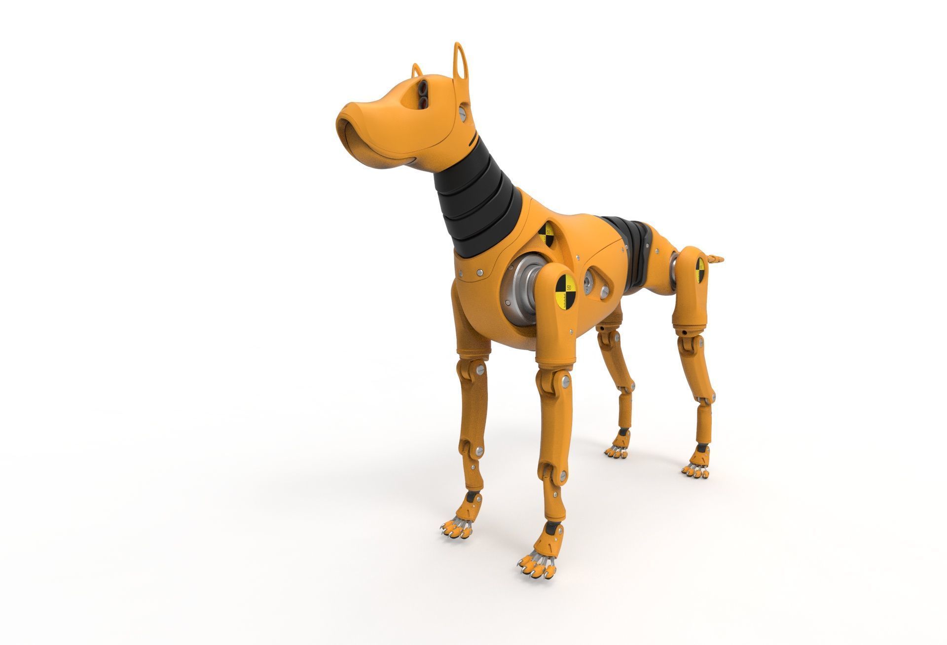 Dummy Robot Dog 3D model_6